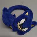 Sonic The Hedgehog Kids Earmuffs for Boys Girls Teens Soft Plush Fluffy Ear Covers for Cold Weather Winter Accessories Travel Days Out