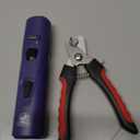 Whisper Quiet Dog Nail Grinder with LED Light, Safe & Stress-Free for Sensitive Dogs of All Breeds & Sizes, 3 Grinding Bits, 3-Speed, Pet Nail Trimmers, Rechargeable Painless Grooming Kit Blue