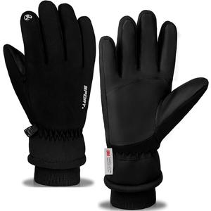 TRENDOUX Winter Gloves for Men Warm: 3M Thinsulate -20℉ Windproof Waterproof Ski Women Glove with Touchscreen Thermal Lining Anti-Slip for Work Cycling Motorcycle Snowboarding M