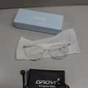 Gaoye Blue Light Blocking Glasses - Trending Round TR90 Frames, Metal Arms, UV400 Protection - Matching Soft Case