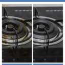 Crevice Cleaning Brushes, Cleaner Scrub Brush Tool for Hard to Reach Tight Space, Home Essentials, Serrated Scrub Brushes, Cleaning Supplies for Shower, Bathroom, Kitchen, Toilet (2, Black)