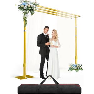 10x10ft Three Crossbar Heavy Duty Backdrop Stand for Wedding