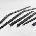 AUTOCLOVER Smoke Black Rain Guards 6p Compatible with 2022 KIA EV6 (E261)