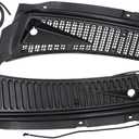 MOTOKU Windshield Wiper Vent Cowl Screen Cover Grille Panels Kit for Ford F-250 F-350 F-450 F-550 Super Duty 1999-2007