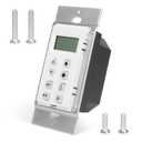 HTI-12-007 Wall Switch Key Pad Control Assembly Compatible with Heat N Glo, Heatilator, QuadraFire Gas Fireplaces, fit for NG and LP Units