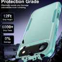 Magnetic for iPhone Air Case [Compatible with MagSafe] [Shockproof] [Heavy Duty Protection] Pocket-Friendly & Tough Non-Slip Protective Phone Cover for iPhone Air 6.5", Mint Green