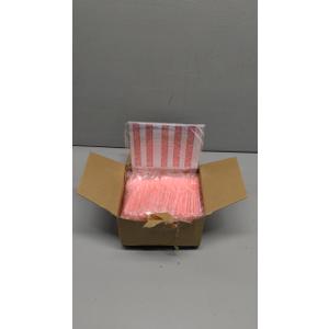 Mini Cake Pans with Lids and Spoons (40 Pack,Pink,5oz) Round Disposable Ramekins - Sturdy Aluminum Foil Cupcake Liners with Lids for Dessert and Party