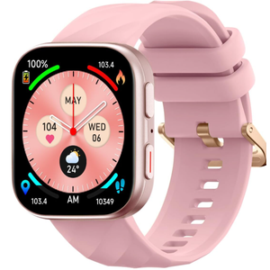 MorePro Health Fitness Tracker with 24/7 Heart Rate/Blood Pressure Monitor, Blood Oxygen/Sleep Tracking, 120+ Sports Activity Tracker, Smart Watch (Make/Answer Call) with Step Counter for Women Men