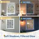 rabbitgoo Frosted Glass Window Privacy Film, Wave Pattern, 23.6" x 157.4"