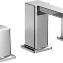 Moen 90 Degree Chrome Two-Handle 8 in. Widespread Bathroom Faucet Trim Kit, Valve Required, TS6720