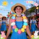 Easter Lights Battery Operated Easter Decorations Egg Lights 10FT 20LED Crack Colorful Eggs Fairy Light 8 Modes Timer for Home Bedroom Window Party Indoor Outdoor Tree Spring Easter Decor, Warm