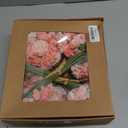 72 Pcs Pink Hydrangea Artificial Flowers, Round Floral Bouquet for Home Decor, Wedding, Party, and Seasonal Decoration, Realistic Fake Flowers for Centerpieces, Aisle, Table Arrangements