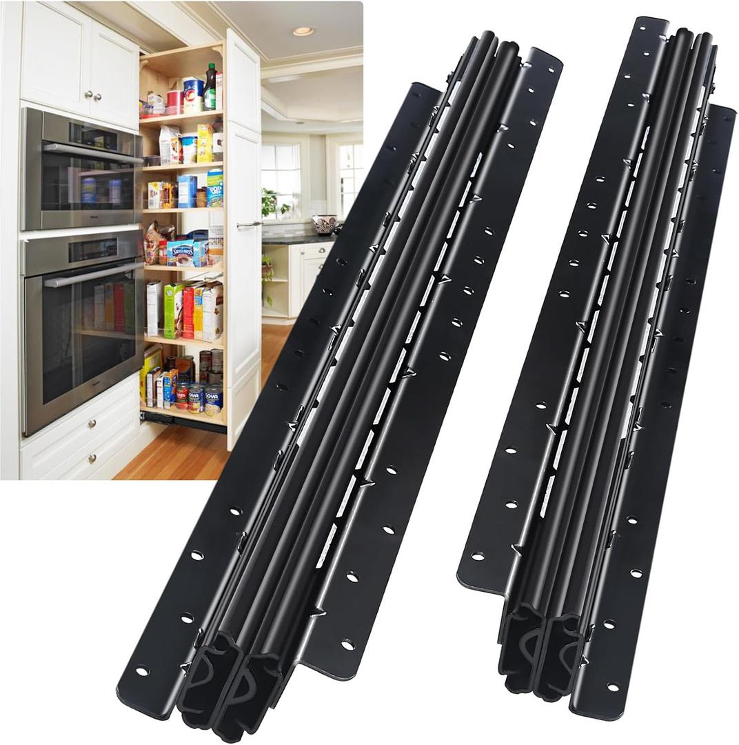 with Lock Heavy Duty Drawer Slides 12 14 16 18 20 22 24 26 28 30 32 34 36 40 44 48 52 56 60 Inch 500 Lbs Side Mount Full Extension Ball (Load: 250 lb – Bottom Mount, 32 Inch)