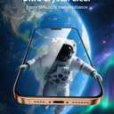 Mkeke Screen Protector for iPhone 15 Pro, 3 Pack Tempered Glass [9H Hardness] [Military-Grade Drop Protection] [Sensitive Touch] [Easy Installation Frame] [HD Clear] for 6.1 inch