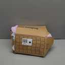 Luxury Faux Fur Throw Blanket, Cozy & Warm Soft Plush Ribbed Design,Gift for Women (Beige, Throw (49" x 63"), Striped)