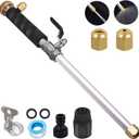 High Pressure Hose Nozzle for Garden Car,Heavy Duty Metal Jet Nozzle for High Power washers Outdoor Clean