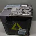 TRIANGLE 3/4 Motorcycle Helmet,Retro Open Face Adults Helmets with Visor,Half Face Moped Helmet for Men & Women,DOT Approved Helmets for Cruiser Scooter(XL) (Matte Black)