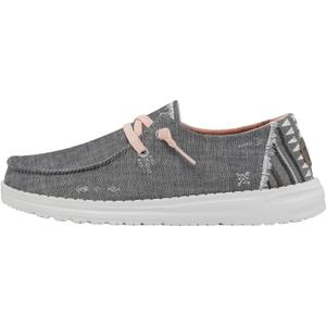 Hey Dude Women's Wendy Boho Slip-On Casual Shoes Loafer (W7, Grey)