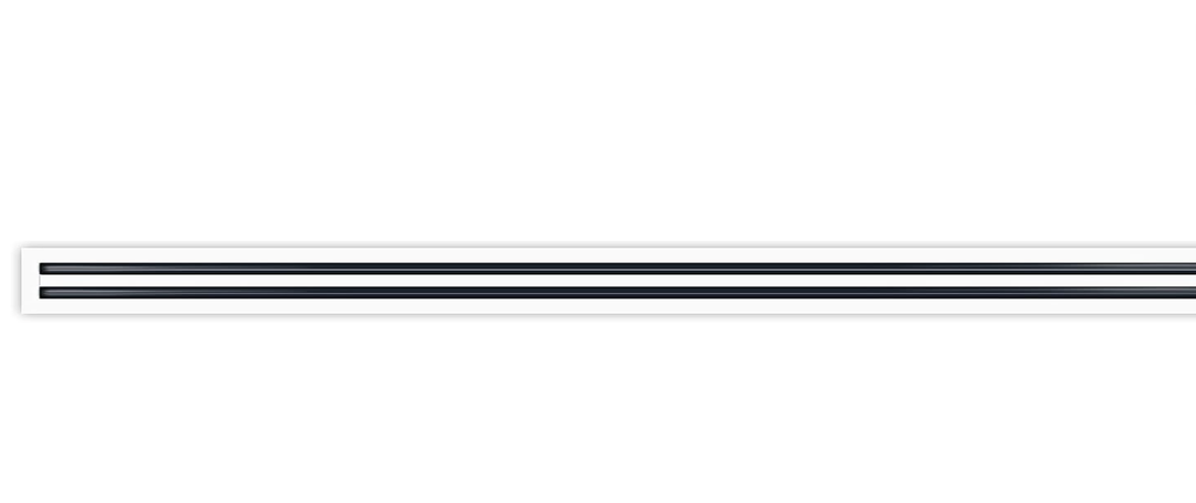 72" 2 SLOT LINEAR SLOT DIFFUSER 3/4" MODERN AC VENT COVER
