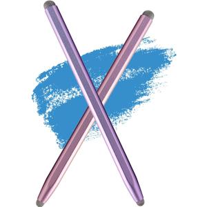 2-in-1 Stylus Pen for Touchscreen with Magnetic, Kenkor 2PCS Tablet Pencil for Nintendo Switch 2/Apple iPad/Air/Mini/Pro/iPhone/Android/Huawei/Samsung/Galaxy All Touch Screen Devices (Purple/Pink)