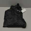 PITINAN Rain Jacket Women Lightweight Waterproof Windbreaker Jacket Hooded Packable Rain Coats for Women with Pockets S-XXL (Medium, Black)