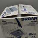 Broan-NuTone AE110 Invent Flex ENERGY STAR Qualified Single-Speed Ventilation Fan, 110 CFM 1.0 Sones, White