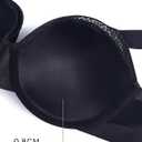 Minimizer Bras for Women Full Coverage Plus Size T-Shirt Bra with Underwire Support for Heavy Breast Black 38E (Black)