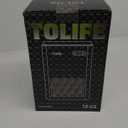 Dehumidifier for Bedroom Bathroom Basements, Dehumidifier with 2 Working Mode, Auto Shut Off, 7 Colors LED Light, Black