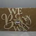 We Can Bearly Wait Sign Baby Shower Decorations, 30 Inch Wooden Banner We Can Bearly Wait Sign for Backdrop Gender Reveal Party Girl Boy Baby Bear Theme Party Decoration