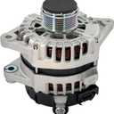 Alternator for 2018 2019 Hyundai Accent 2017 2018 2019 Kia Soul Seltos Rio 1.6L 130A 12V CW 6-Groove Clutch Pulley Replace 373002B970 2626125