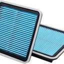2-Pack Engine Air Filter Fits for Hyundai/Kia Santa Fe Sport, Sedona, Sorento2, Palisade, Telluride Air Filter Replacement CA11943 Car Accessories