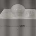 2 Pcs 6'' White Mushroom Ceil Lamp Shade Actual 5-1/2'' Fitter Mushroom Light Globes Light Fixture Cover Lampshade Replacement for Pendant Light Home Bedroom Living Room Decoration