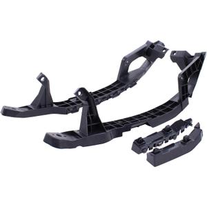 ApplianPar Front Driver and Passenger Side Bumper Bracket and Headlight Bracket for Honda Accord Sedan 2008-2012