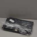 LONGKING Black Non-Slip Dish Drying Mat - Multi-Use Silicone Mat & Dish Drying Rack for Kitchen Counter (15.8" x 11.8")