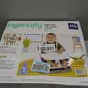 Ingenuity Baby Base 2-in-1 Booster Feeding and Floor Seat with Self-Storing Tray - Night Sky