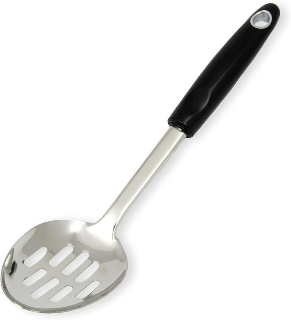 2 x Chef Craft Select Slotted Spoon, 12 inch, Stainless Steel