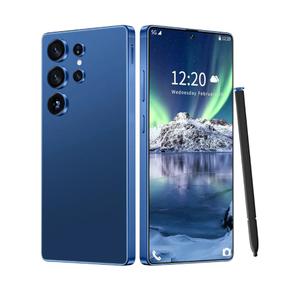 I25 Ultra Unlocked Phone 16+1TB, Built-in Pen The Phone, Battery 7000mAh 6.99" HD Screen, Android 14 Smartphone, Face ID/5G/Fingerprint Lock/Dual SIM/GPS (Deep Blue, 16+1TB)