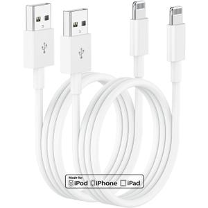 10ft iPhone Charger, [Apple Certified] Long Apple Charging Cord, 10 Feet Original Lightning to USB Cable, 10 Foot iPhone Charging Cable for iPhone 14 Pro Max/ 14/ 13 Pro/ 12 Mini/ 11/ XS/ XR/ 8/ 7/ 6S/ 5/ SE, iPad
