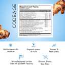 Codeage Lungs Vitamins, A, C, D, E, B6, Milk Thistle Lung Supplement, Zinc & Magnesium, Cordyceps, Reishi, Chaga, Poria, Tylophora, Ginger, Peppermint Leaf Organic Herb Cleanse - Non-GMO - 90 Capsules