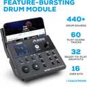 Alesis Nitro Max Kit Compact Electric Drum Kit with Quiet Mesh Pads, 10" Dual-Zone Snare, Bluetooth, 440+ BFD Sounds, Drumeo, USB MIDI, Kick Pedal