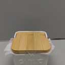 ONTUBE Garlic Keeper with Lid, Ceramic Garlic Holder Storage, Garlic Container for Kitchen, Garlic Saver to Keep Your Garlic Cloves Fresh Longer 4.7Inch, White