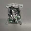 Deezio Heavy Duty Wall Hooks,Stainless Steel Screw On Hooks for Hanging Coats Plants Towels Keys Hats,Waterproof Single Shower Hanger Hooks for Garage Kitchen Bathroom(10 Pack) (Black)