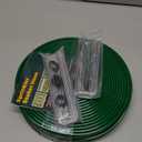 Jin&Bao Sprinkler Hose with Holes 50FT, Heavy Duty Watering Garden Hose, High-Efficiency Sprinklers System for Lawn and Garden with Staples