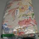 Rectangle Picnic Table Cloth, Elastic Waterproof Fitted Vinyl Tablecloths for 5 Foot Tables, Wipeable Flannel Backed Table Covers for Dining, Camping, Outdoor (Songbird, 36"x60")