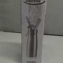 Whipped Cream Dispenser 500ml  1 Pint Aluminum Cream Canister with 3 Nozzles & Cleaning Brush  Leak-Proof Whip Cream Maker for Desserts, Toppings, N2O Charger not Included