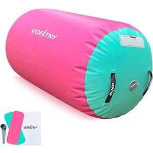 VOFiTNY Gymnastics Tumbling Equipment Air Barrel Inflatable Octagon Tumbler Roller Back-bend Trainer Chearleeding Mat Without Pump OLARRM0308904