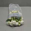 Floweroyal 4 Bunches Peony Artificial Flowers White Flowers Silk Peonies Bouquets for Wedding Party Table Centerpieces Floral Arrangement Home Kitchen Decor.