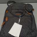 BabbleRoo Diaper Bag Backpack - Baby Essentials Travel Tote - Multi Function Water Resistant Diaper Bag, Travel Essentials Baby Bag with Changing Pad, Stroller Straps & Pacifier Case - Dark Gray (26L)