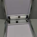 Camp Field Aluminum Folding Small Table, Adjustable Height Lightweight Portable Camping Table for Picnic Beach Outdoor Indoor (Small) (BlackB)