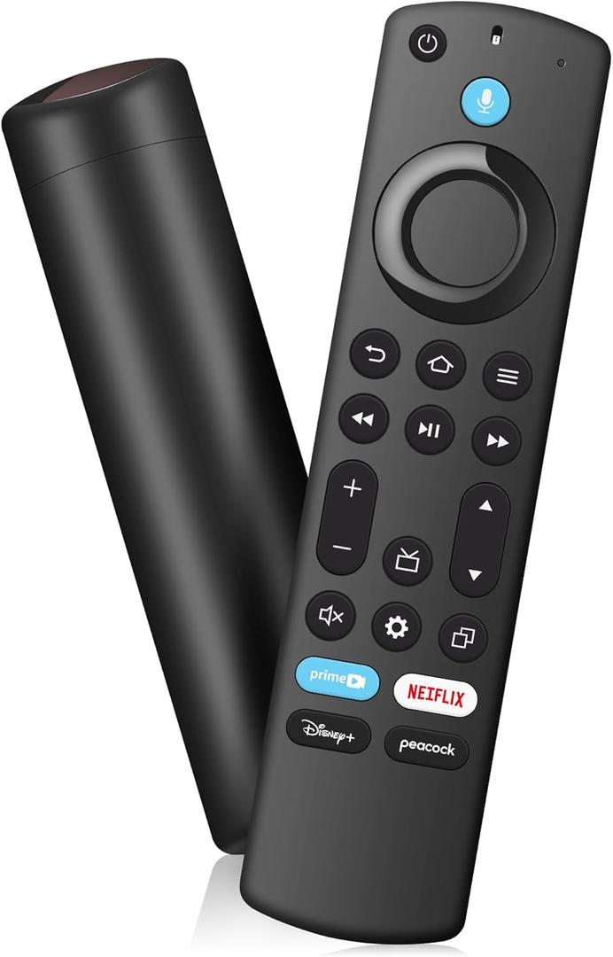 Replacement-Voice-Remote-Control fit for Smart TV Stick(2nd/3rd Gen)/TVs 4K Max(1st/2nd Gen),TVs Cube(1st/2nd/3rd Gen),Smart TV(3rd Gen),and for Insignia/Toshiba/Pioneer/Omni Smart TVs
